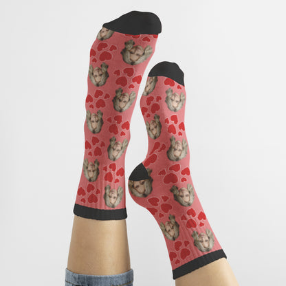 Personalized Valentines Day Socks