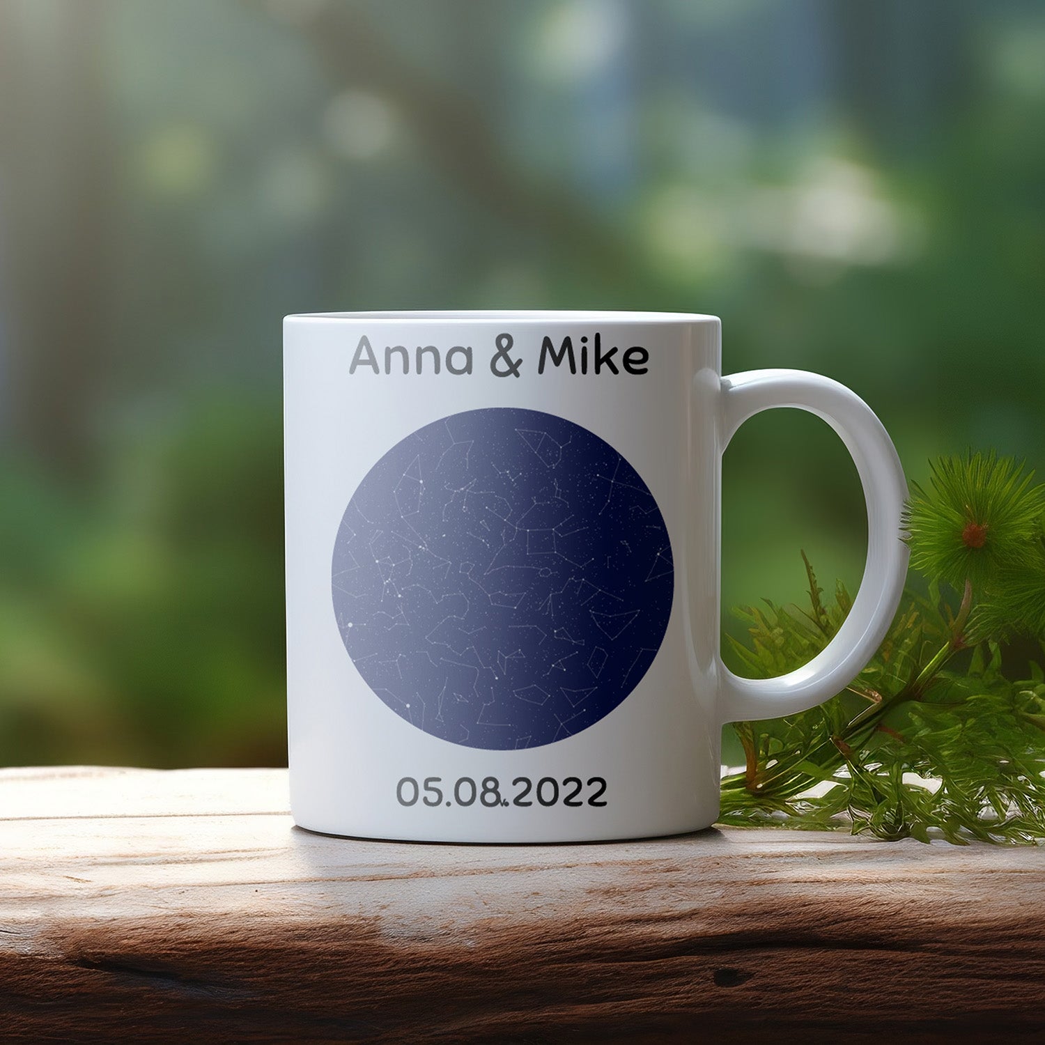 Personalized Star Map Mug