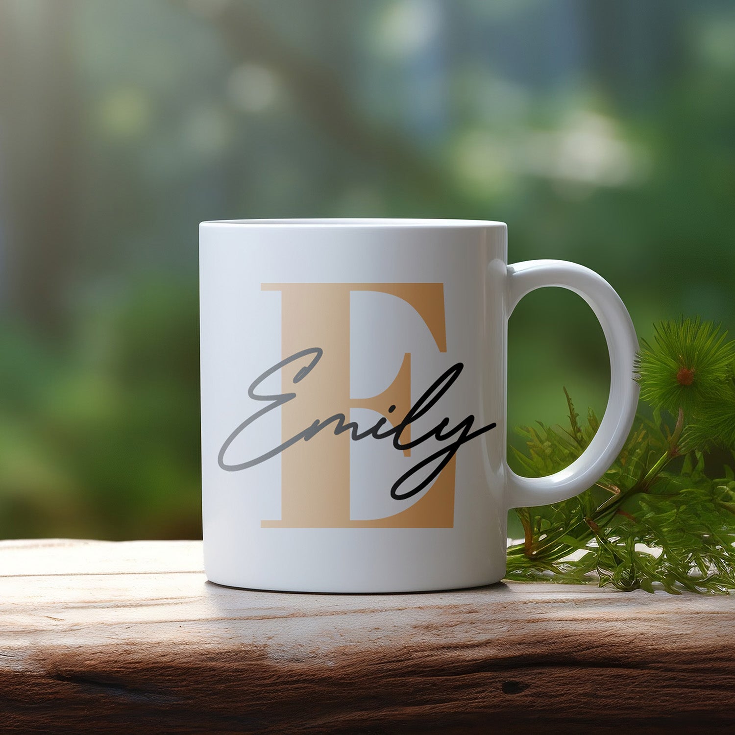 Personalized Initial and Name Mug