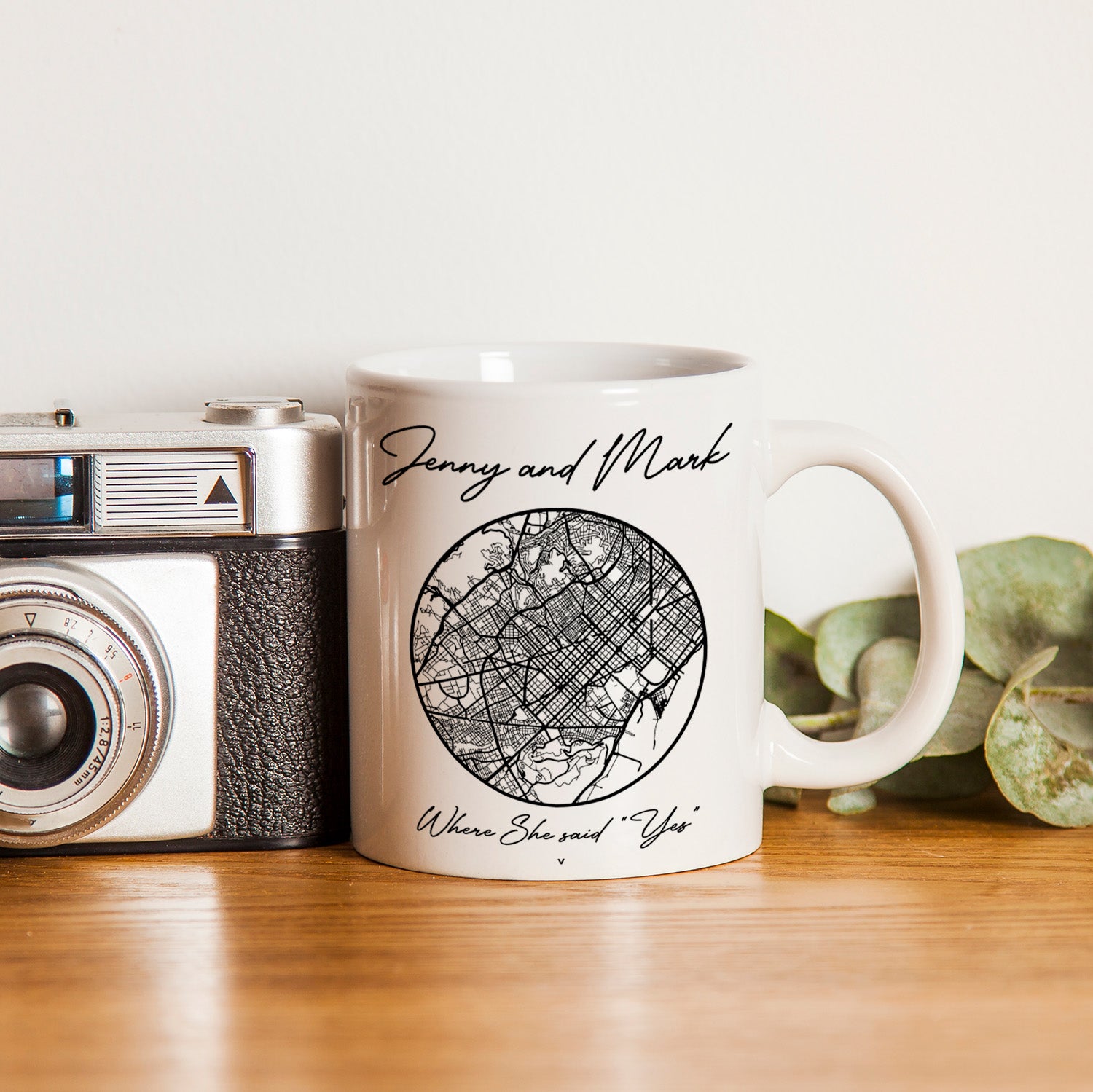 Personalized Map Mug