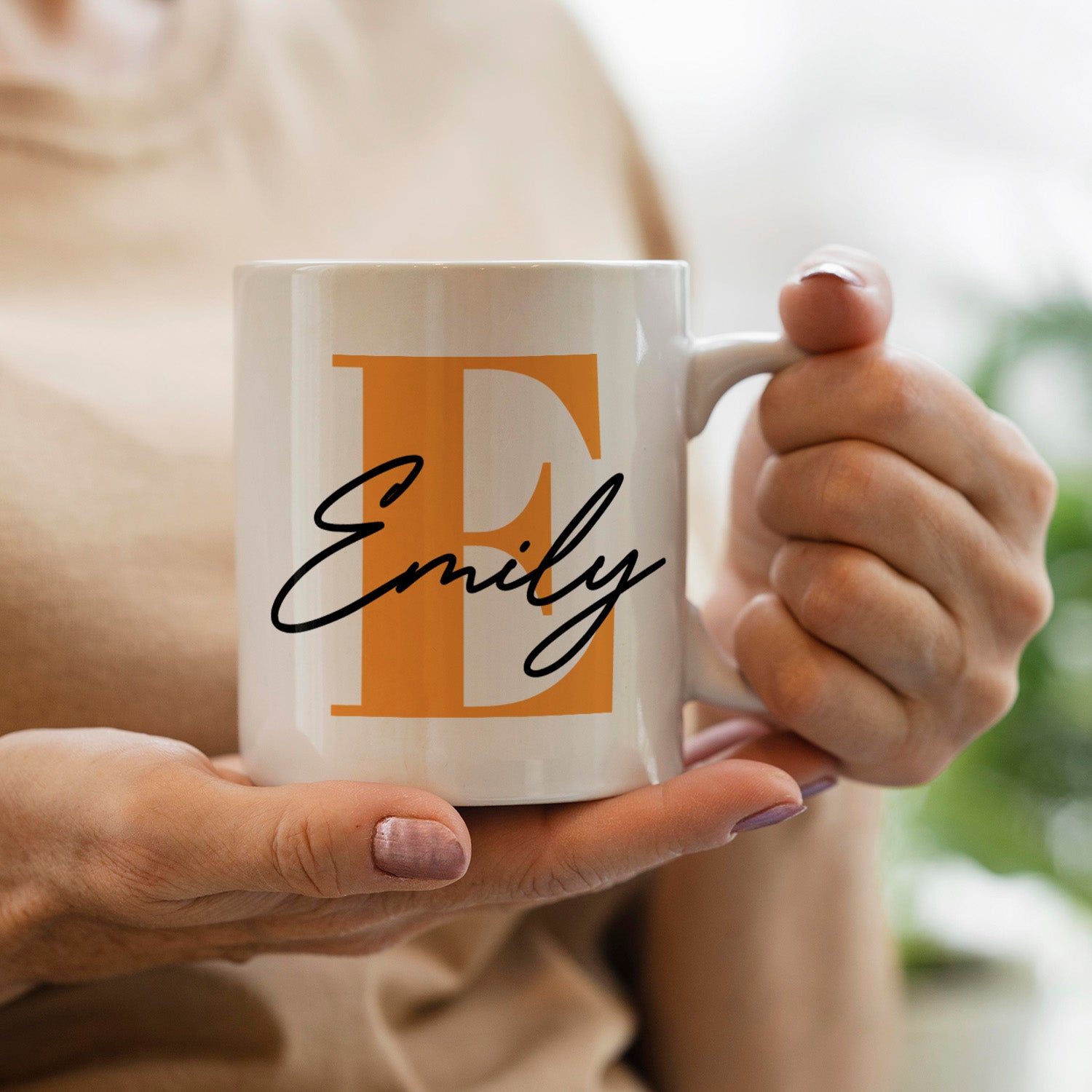 Personalized Initial and Name Mug