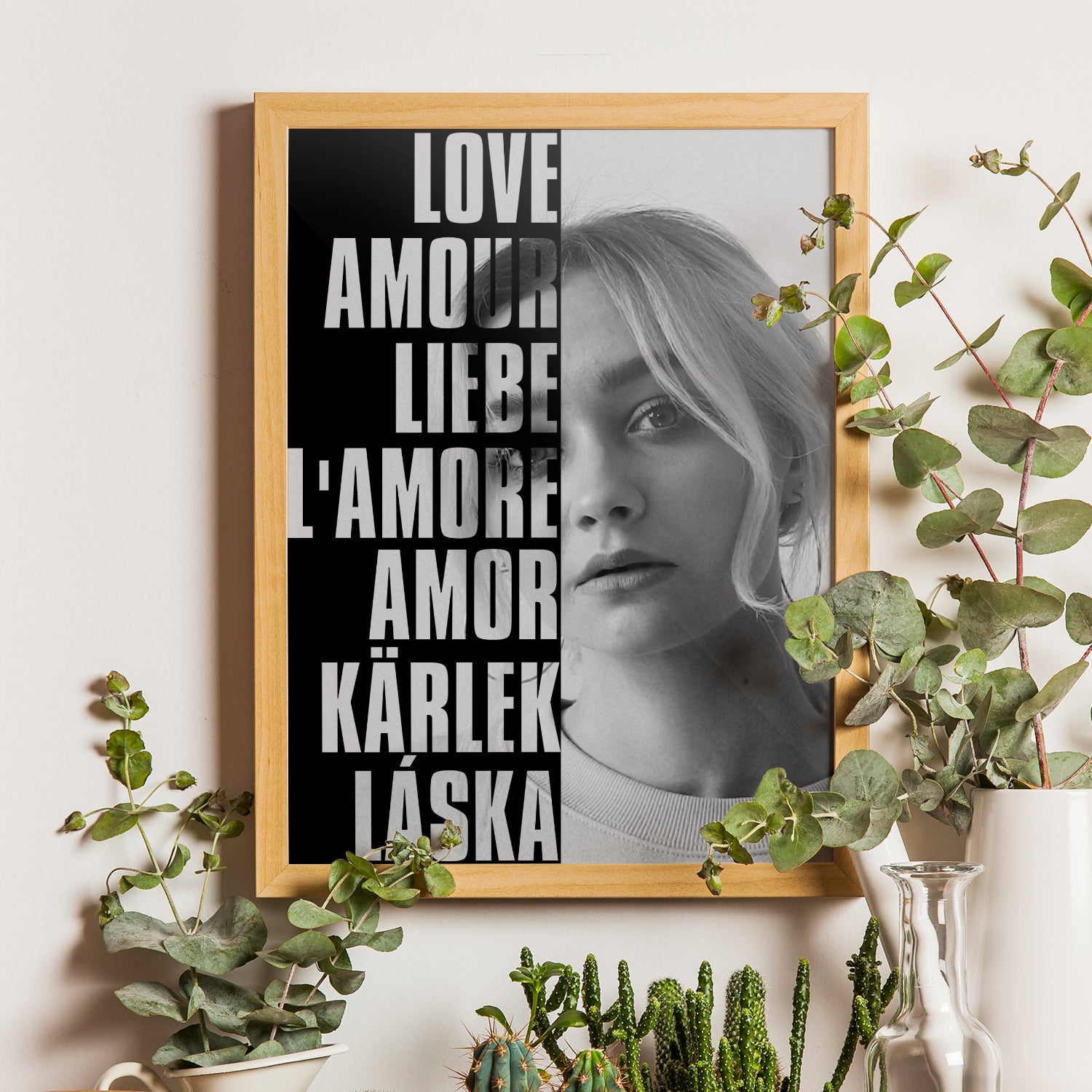 Personalized Poster With Photo And Love Message