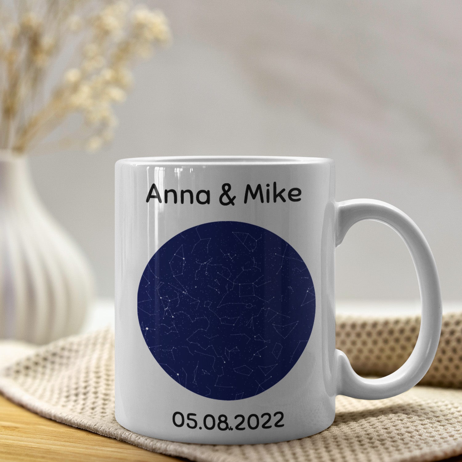 Personalized Star Map Mug