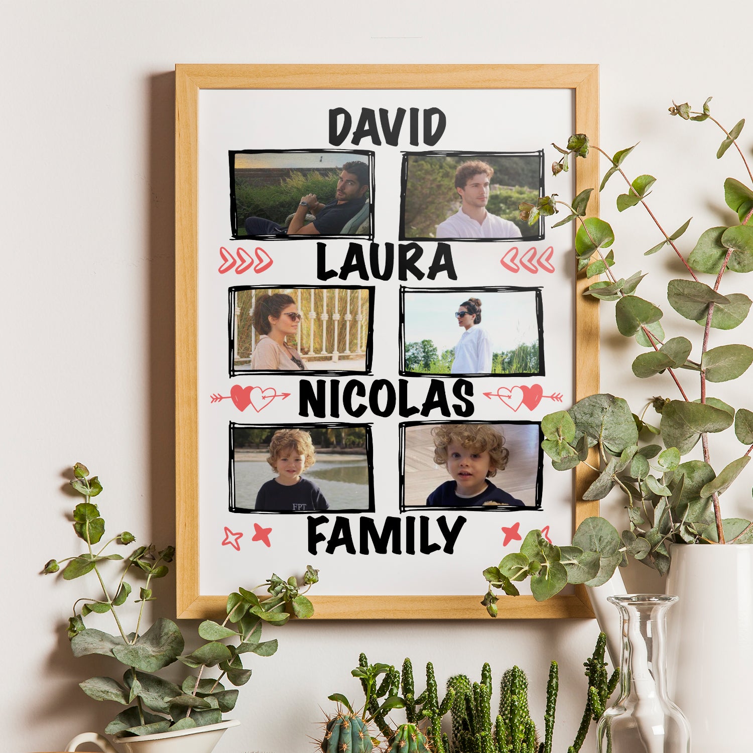 Personalized Family Poster With Photos