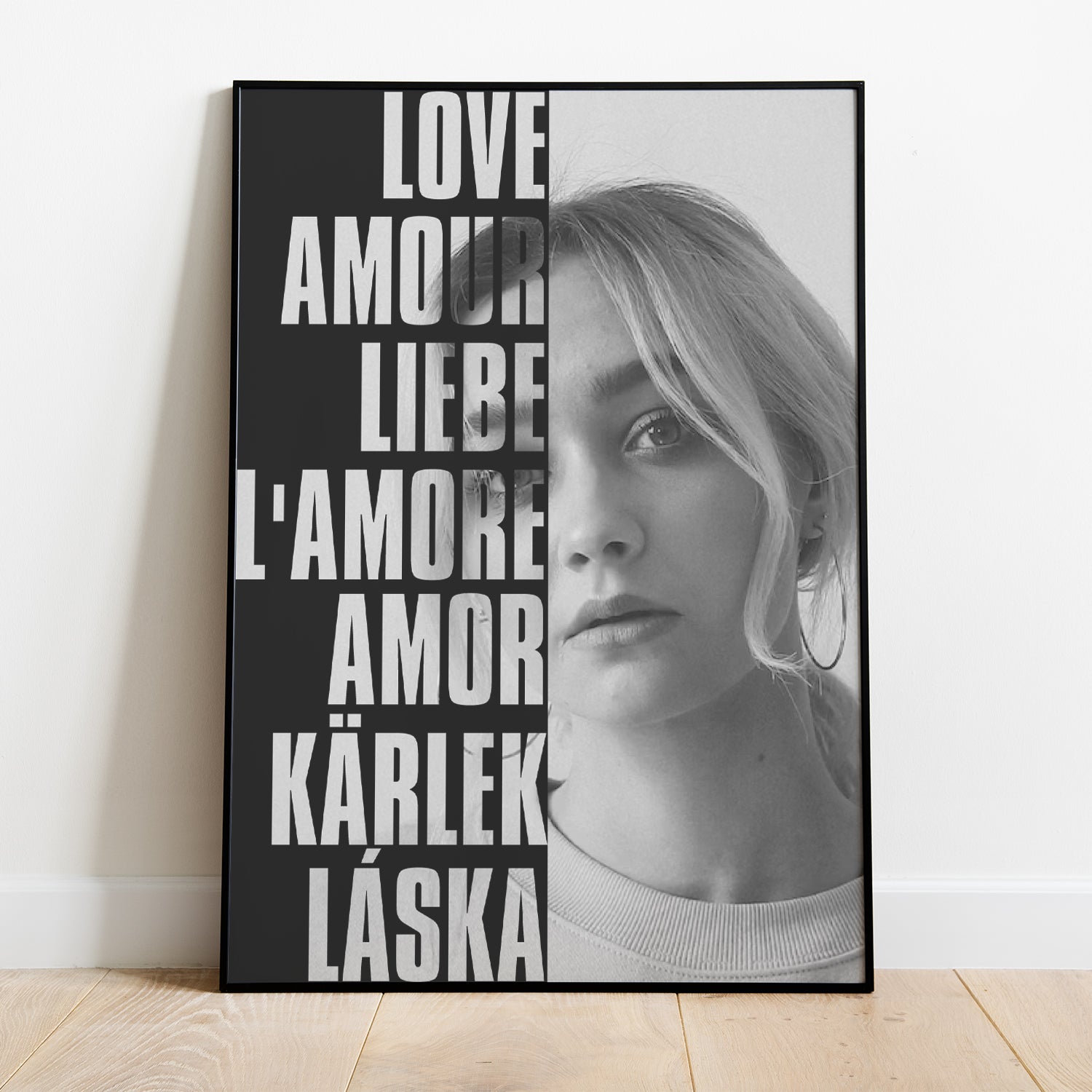 Personalized Poster With Photo And Love Message