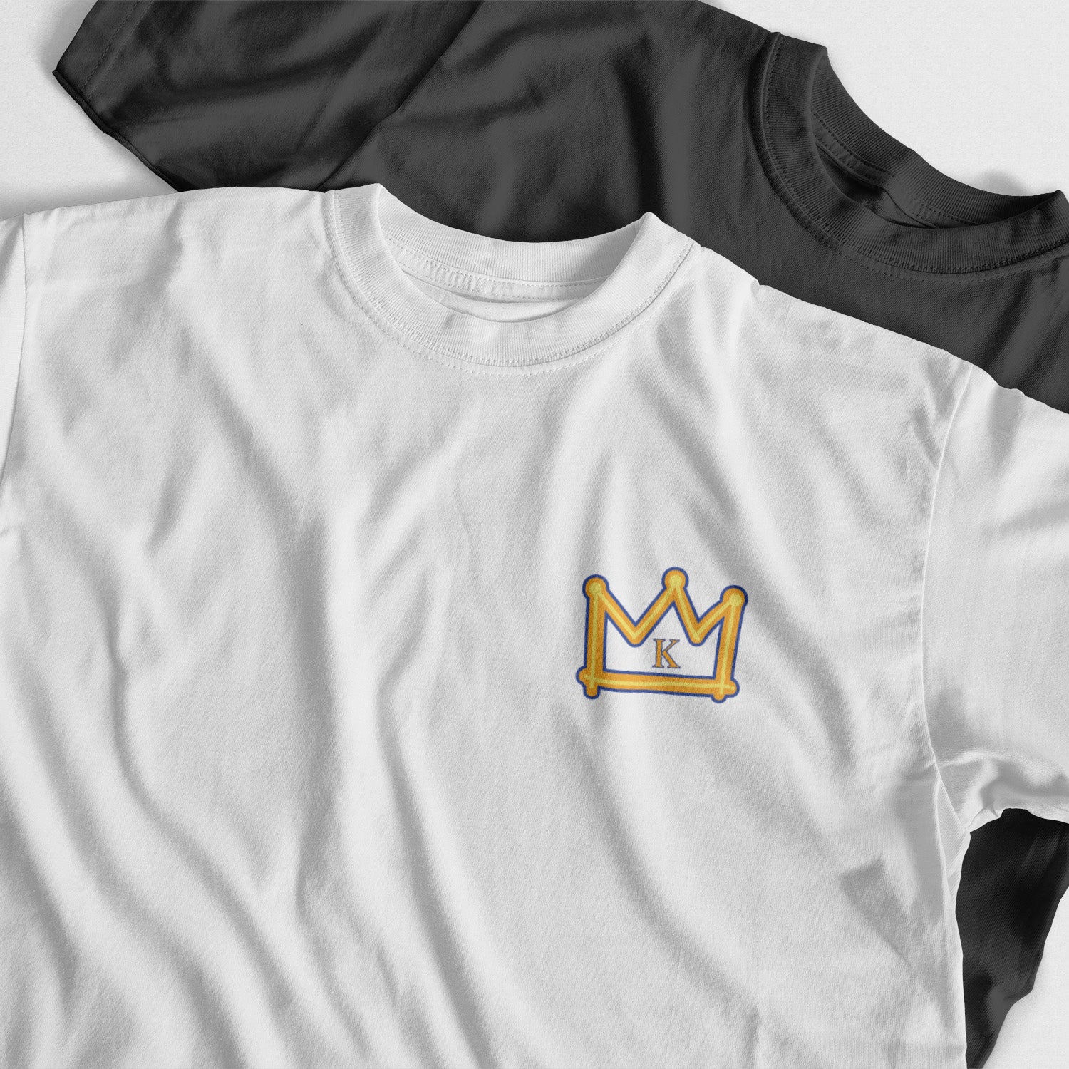 Personalized T-Shirt With Crown And Initial