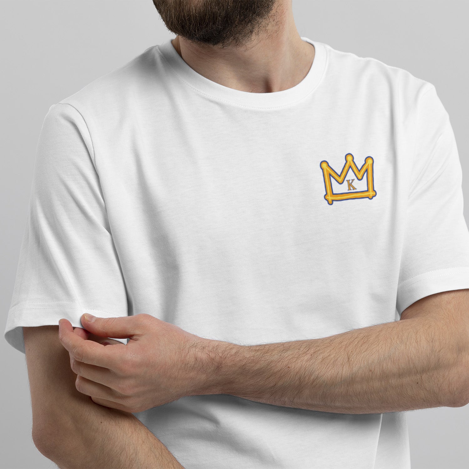 Personalized T-Shirt With Crown And Initial