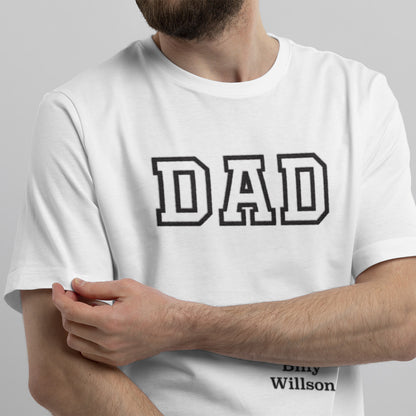 Personalized T-Shirt Dad Embroided With name