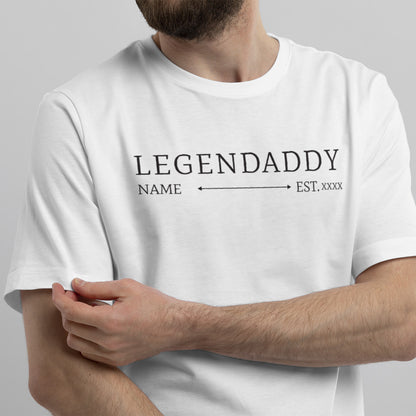 Personalized Funny T-shirt For Dad Legendaddy