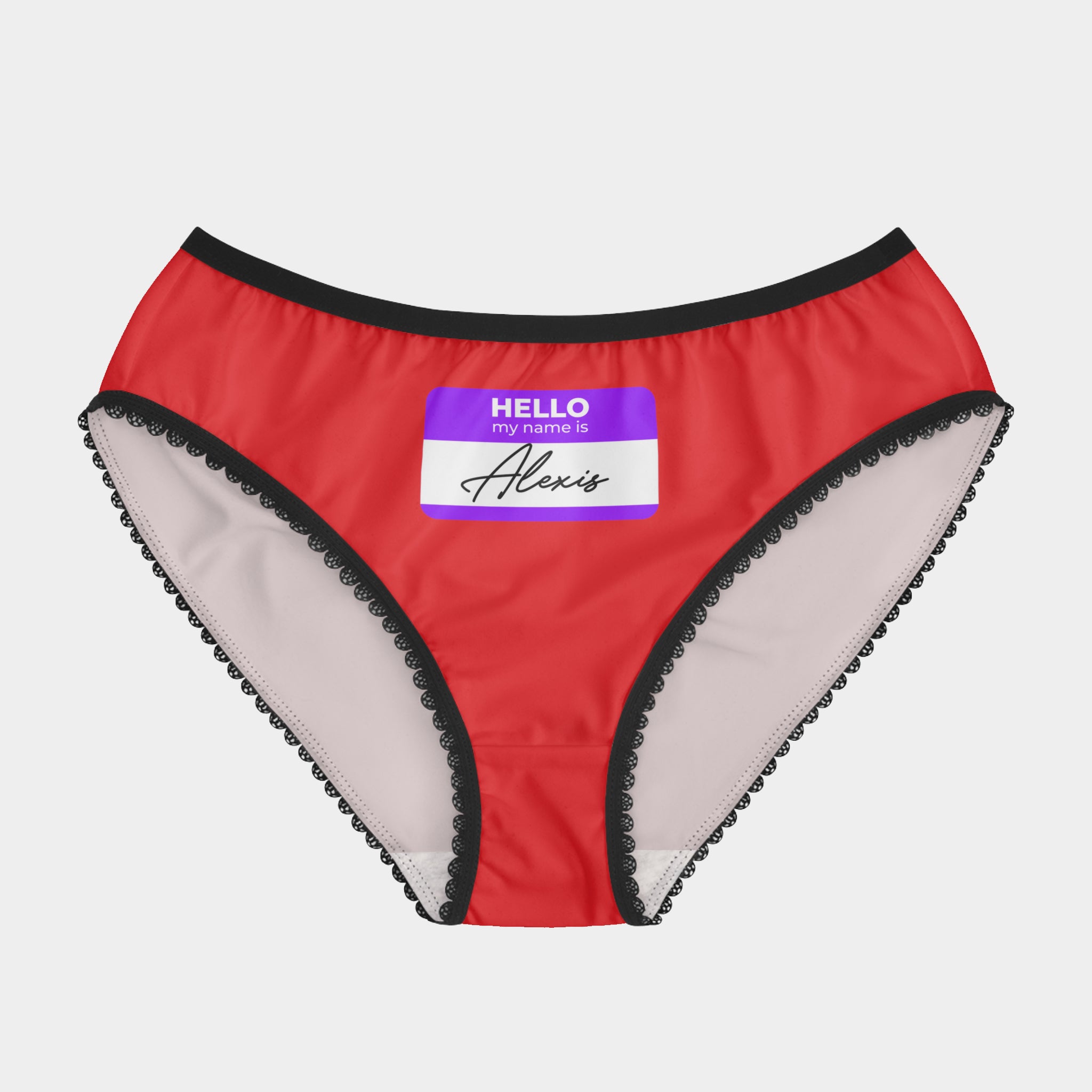 Funny Personalized Underwear For Women With Name