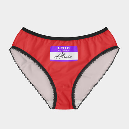 Funny Personalized Underwear For Women With Name