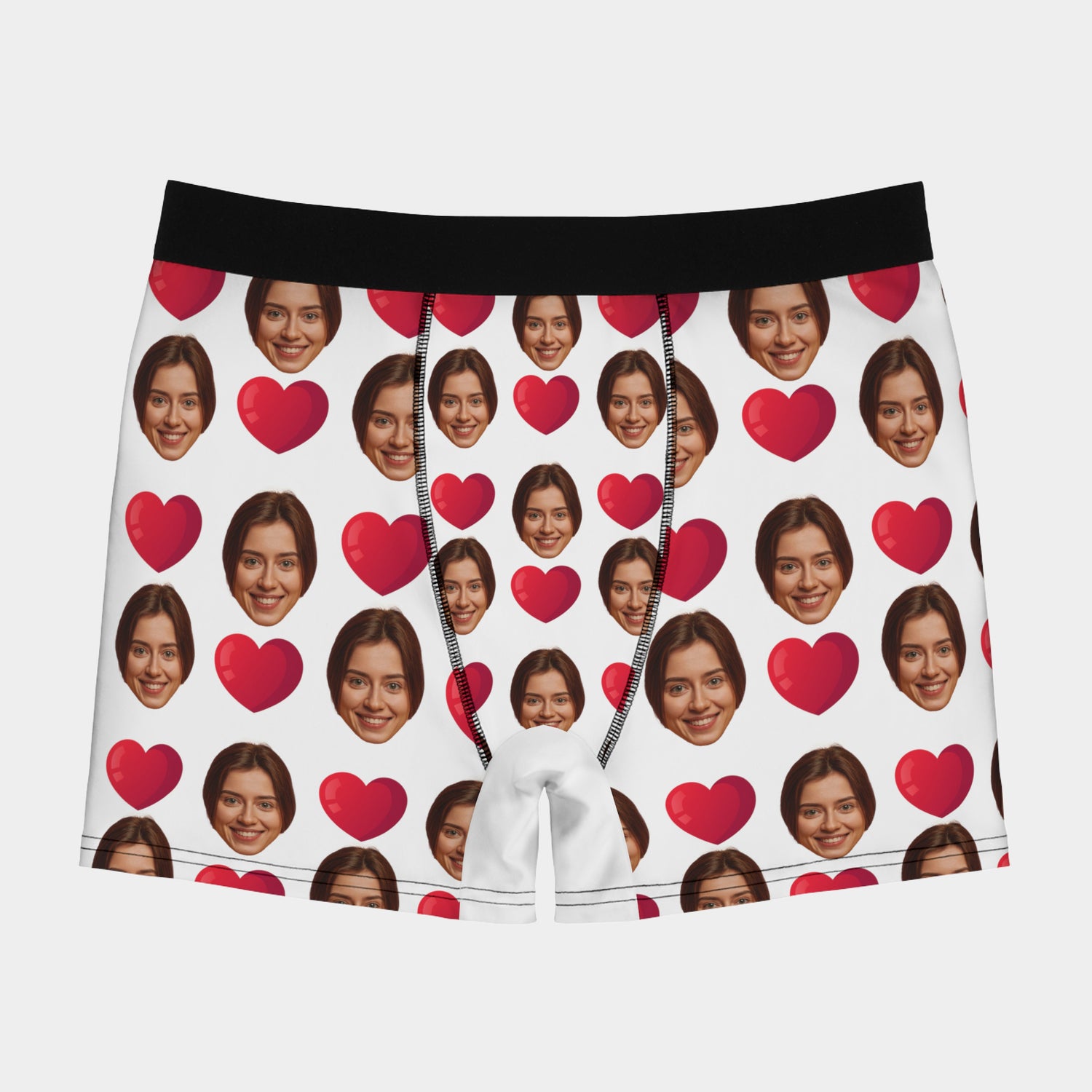 Funny Personalized Boxers For Men With Face