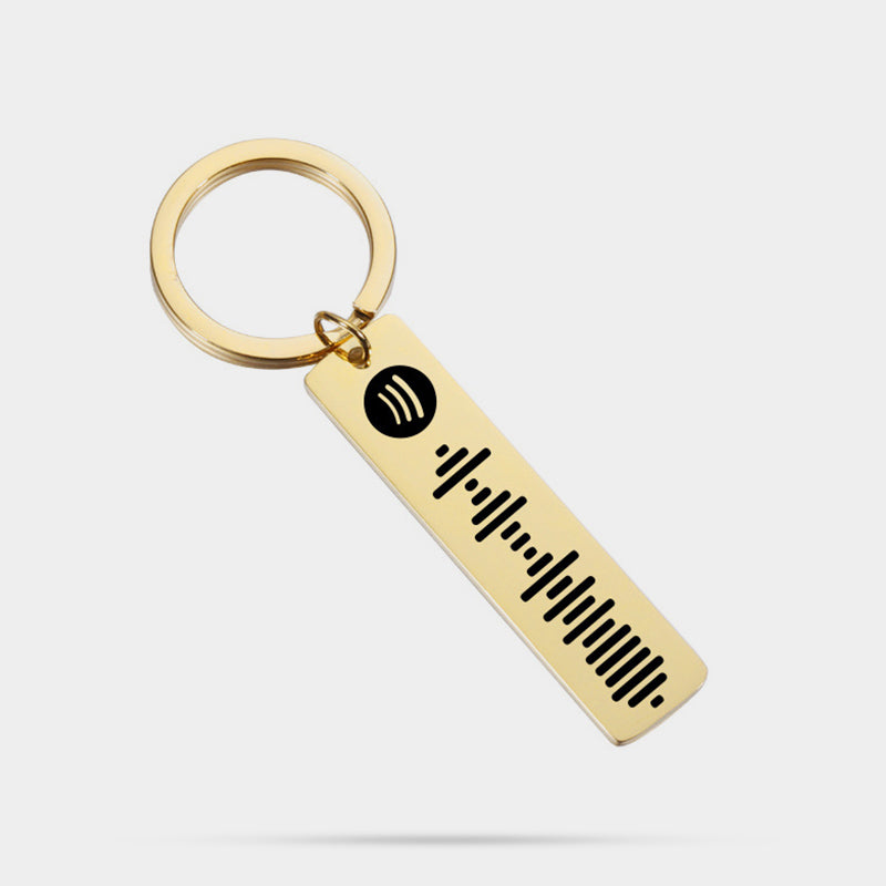 Personalized Keychain with Spotify Code