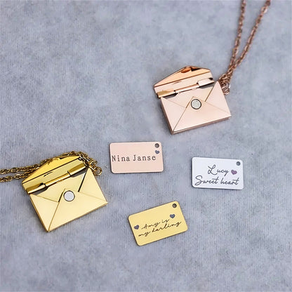 Letter Envelope Necklace