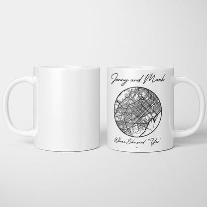 Personalized Map Mug