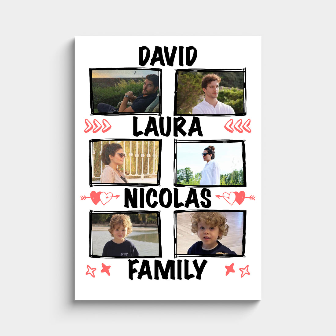 Personalized Family Poster With Photos