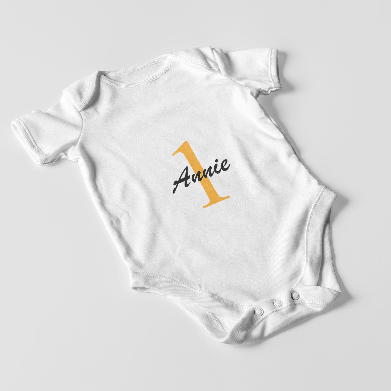 Personalized Baby Bodysuit Onesie For Newborn First Birthday With Name