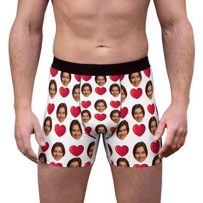 Funny Personalized Boxers For Men With Face