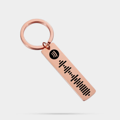 Personalized Keychain with Spotify Code