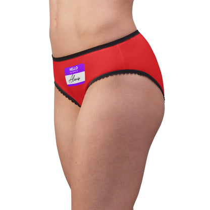 Funny Personalized Underwear For Women With Name