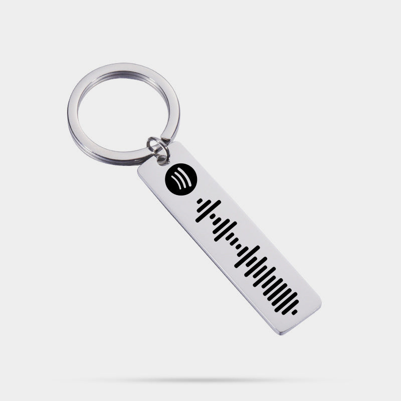 Personalized Keychain with Spotify Code