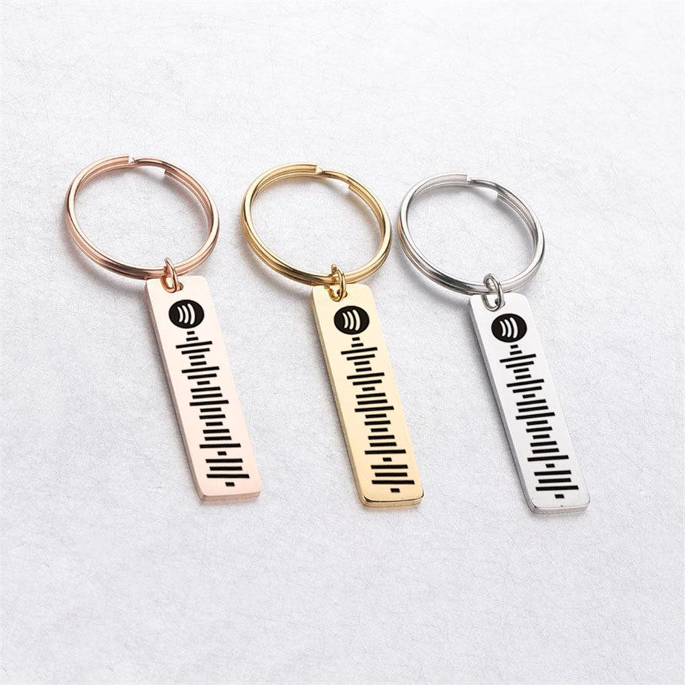 Personalized Keychain with Spotify Code