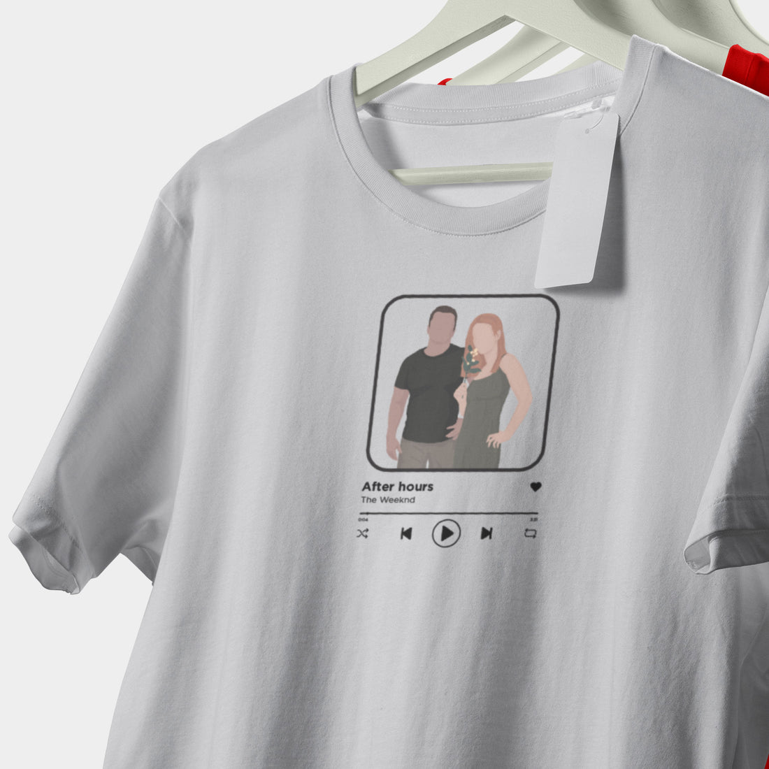 Personalized Spotify T-Shirt With Illustration