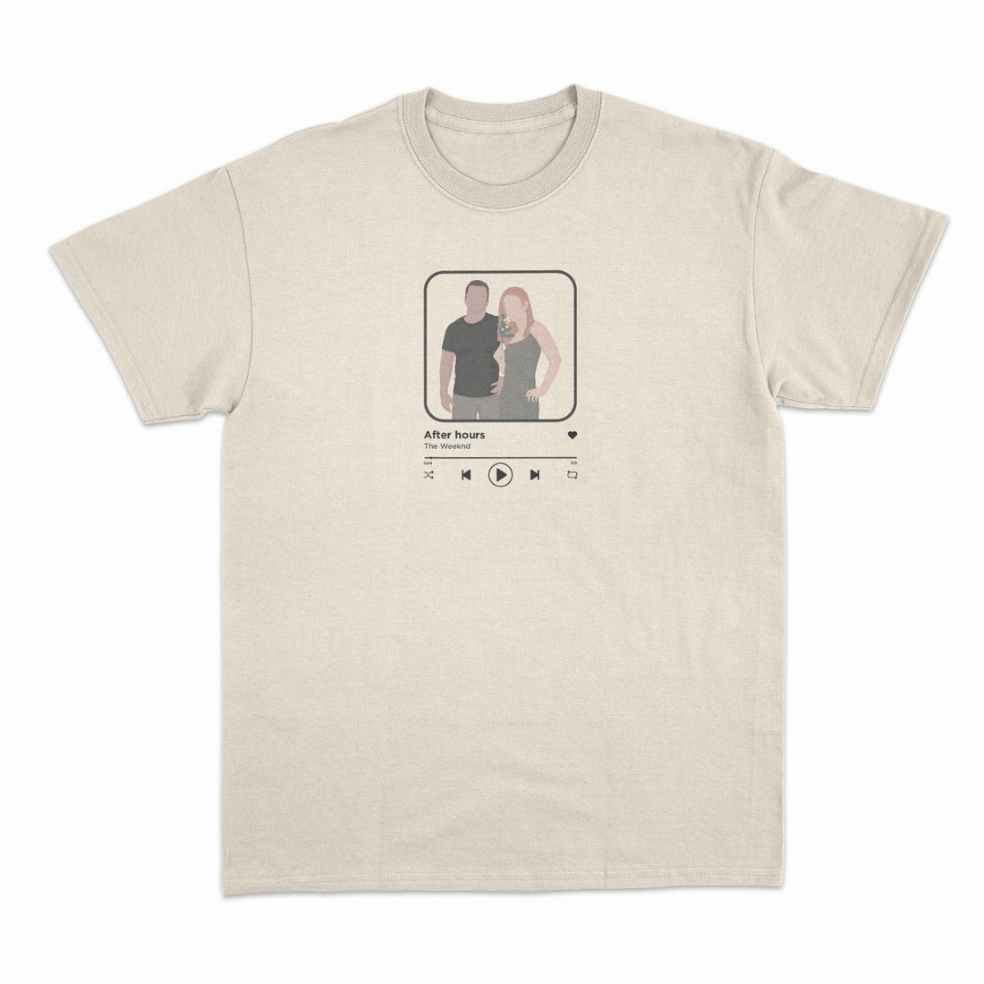 Personalized Spotify T-Shirt With Illustration