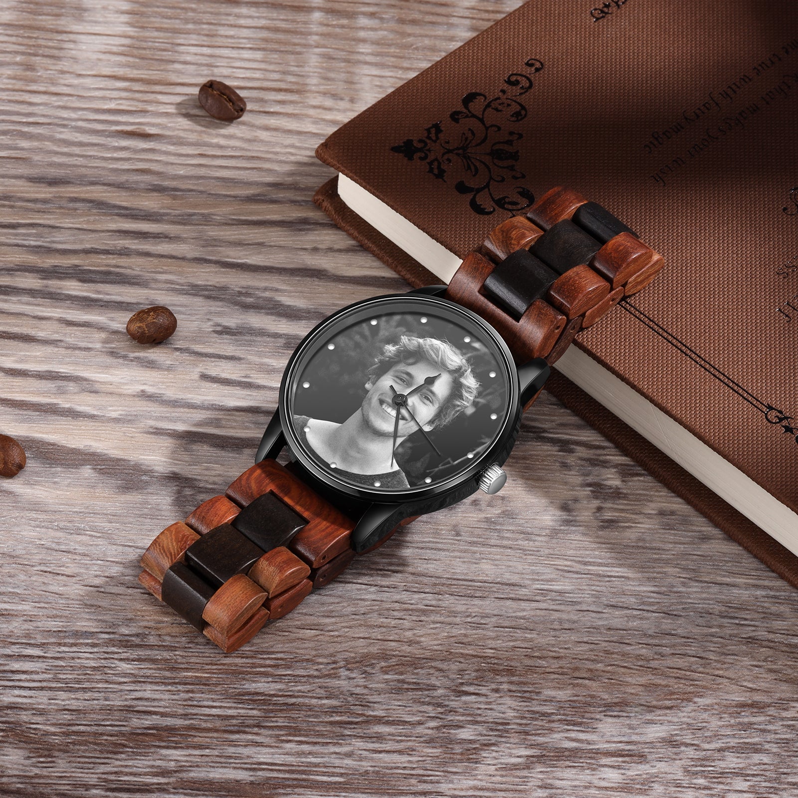 Personalized Photo Watch Wooden Wristband
