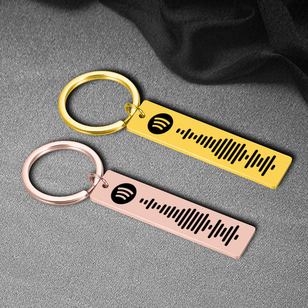 Personalized Keychain with Spotify Code