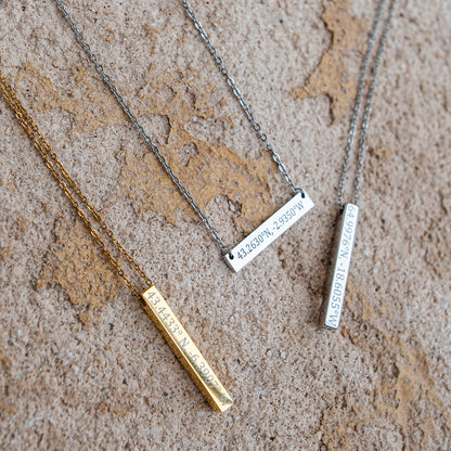 Custom Necklace Coordinates 