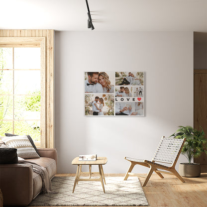 Interior Canvas Love Collage