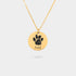 Necklace Pet Paw gold