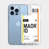 Personalised Phone Case Airline Ticket